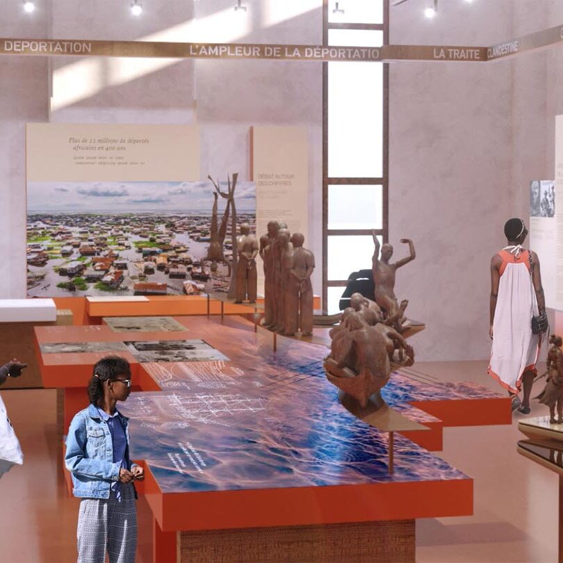 Céramique scénographie d'exposition